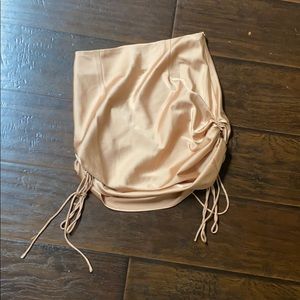 tiger must adjustable silk skirt